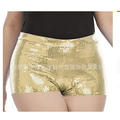 ZIYIXIN Women Casual Close-Fitting Shorts, Solid Color Sexy Sequins Skinny Pants