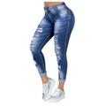 Mnycxen Womens Casual Jean Shorts Women Fashion Jeans Casual Jeans Slim Fit Female Ripped Fringe Jeans