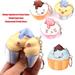 SANWOOD Toys Fidget Toy Childrens Day Squishy Ice Cream Cone Slow Rising Ani-Stress Toy Pendant Keychain Bag Decor