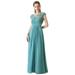 Ever-Pretty Womens Elegant Lacey Special Occasion Dresses for Women 99933 Dusty Blue US16