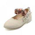 Wisremt Girls Princess Shoes With Flower Lace Sandals