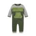 Burt's Bees Baby Boy French Terry Colorblocked Jumpsuit