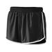 The Augusta Sportswear Ladies' Pulse Team Short - BLACK/ BLK/ WHT - L