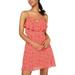 Trixxi Womens Juniors Polka Dot Fit & Flare Mini Dress