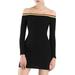 Unique Bargains Women's Off Shoulder Bodycon Pencil Dress