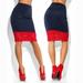 Women Formal Stretch High Waist Short Bodycon Mini Lace Skirt Pencil Dress