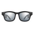 Upgraded Bluetooth Sunglasses Wireless Music Glasses Lens Portable Outdoor Noise Reduction Open Headphone, Silver