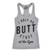 Womens Tank I Only Do Butt Stuff Gym Funny Sarcastic Fitness Workout TankTop