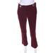 Pre-ownedDerek Lam 10 Crosby Womens Crop Buckle Detail Pants Burgundy Size 2 10828390