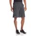 under armour mens raid 10-inch workout gym short, carbon heather (090)/black, large