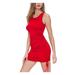 GuliriFei Women Bodycon Summer Mini Dress Club Ruched Casual Slim Fit Pleated Party Dress Bandage Dresses