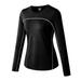 New Women's Autumn And Winter Plus Velvet Long-sleeved Yoga Sportswear Fitness Running Slim Top Half Zipper Sweater Women T-shirt