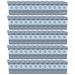 120 Pairs Of Yacht & Smith Wholesale Kids Crew Socks, Childrens Cotton Casual Crew Socks Size 6-8 (Gray)