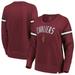 Cleveland Cavaliers Fanatics Branded Women's Team Arch Raglan Fleece Sweater - Maroon