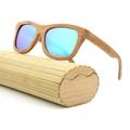 Famure Sunglasses for AZB Bamboo Glasses Coated Bamboo Polarized Sunglasses Wooden Vintage Sunglasses With Bamboo Box