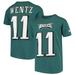 Carson Wentz Philadelphia Eagles Nike Youth Player Pride 3.0 Name & Number T-Shirt - Midnight Green