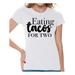 Awkward Styles Eating Tacos for Two Tshirt for Women I'm Pregnant Shirts Pregnancy Clothes for Ladies Womens Pregnancy Announcement T-Shirt for Ladies Pregnancy T-Shirt for Her Pregnancy Reveal Shirt