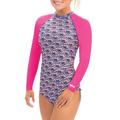 Dolfin Uglies Womens Print Long Sleeve Rash Guard in Candy Mountain