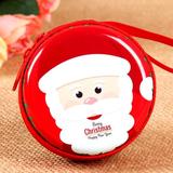 Chrismas Fashion Women Xmas Santa Small Wallet Zip Coin Purse Clutch Handbag NEW