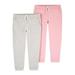 Child of Mine by Carter's Baby Girls & Toddler Girls French Terry Jogger Sweatpants, 2-Pack (12M-5T)