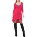 Women's 3/4 Sleeve Sol Embellished Tunic