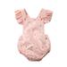 Baby Girls Clothes Summer Newborn Girl Swan Romper Off Shoulder Jumpsuit Clothes Outfit