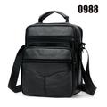 Men's Messenger Bags, Men's Briefcase Leather Commute Side Shoulder Bag 0988