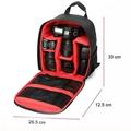 JANDEL Multi-Functional Outdoor Waterproof Shockproof Storage Bag Travel Backpack For Canon EOS Sony Nikon DSLR Digital Camera,red