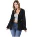 Salt Tree Women's Long Sleeves Zipper Cinched Waist Hooded Parka Jacket