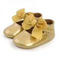 Pretty Comy Baby Crib Shoes PU Leather Girl Moccasins Bow Fringe Soft Soled Non-slip Footwear Shoe