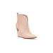 Jessica Simpson Hilrie Fashion Boot Nude Pink Pointed Toe Wedge Ankle Bootie (8.5, Nude Pink)