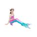 CVLIFE Girls Mermaid Tail Swimsuits Beachwear 4-13Y Swimmable Bikini Set Swimwear 3PCS Lace Up Tops + Triangle Bottoms + Tail Skirts Soft