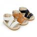 CUTELOVE Newborn Infant Baby Girls Boys Sandals Non-slip PU Leather Solid Toddler First Walkers 2021 Soft Sole Flat Summer Kid Shoes
