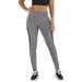 Sexy Dance Women Running Leggings Ladies Stretchy Activewear Booty Yoga Pants with Side Pockets Seamless Ruched Tights