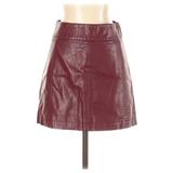 Pre-Owned Free People Women's Size 0 Faux Leather Skirt