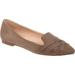 Women's Journee Collection Mindee Pointed Toe Smoking Flat