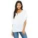 Bella + Canvas Ladies' Flowy Draped Sleeve Dolman T-Shirt - 8821