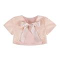 EkidsBridal Sequins Mesh Blush Pink Bolero Flower Girl Bolero Party Capes Princess Cape Dress Cover Up Flower Girl Shrug Special Occasions Jacket