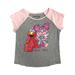 Jumping Beans Toddler Girls Gray Sparkle Elmo Abby Cadabby Tee Shirt T-Shirt