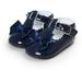 BIG SAVE! Newborn Baby Girls Shoes PU Leather Bow Buckle First Walkers Soft Soles Non-slip Footwear Crib Shoes 0-18M,Non-slip Baby Princess Shoes,Mirror PU Children Leather Shoes