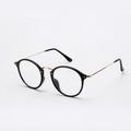 EleaEleanor Women Men Vintage Round Eyewear Frames Retro Optical Glasses Frame Eyeglasses Goggle Black