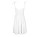 Yejaeka SDD Women Bow Strapless Sexy Sleeveless Mini Dress A Line Evening Party Dress