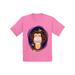 Awkward Styles Kids Monkey Shirts Monkey Birthday T-shirt Cute Monkey Tshirts for Youth Monkey Gifts for Boys and Girls Monkey with a Pink Gum Tshirt Monkey Birthday Party