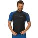 Aqua Lung Men's UV Sun Protection Short Sleeve Galaxy Rashguard