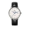 Couple Classic Round Leather Strap Automatic Watch