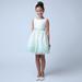 Sweet Kids Little Girls Mint Sequin Mesh Easter Special Occasion Dress 2-6