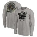 Fanatics Branded 2021 NCAA Men's College World Series 64-Team Long Sleeve T-Shirt - Heathered Gray