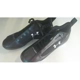 New Under Armour UA Metal Bomber Low ST Mens Size 10 Black Baseball Cleats