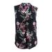 Nine West Women's Floral-Print Shell Top (XS, Rosebud Multi)