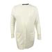 Lauren Ralph Lauren Women's Cardigan Sweater (1X, Ivory)